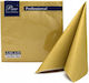 Nicht Gewebte Party-Servietten Gold 40x40cm 50 Stück