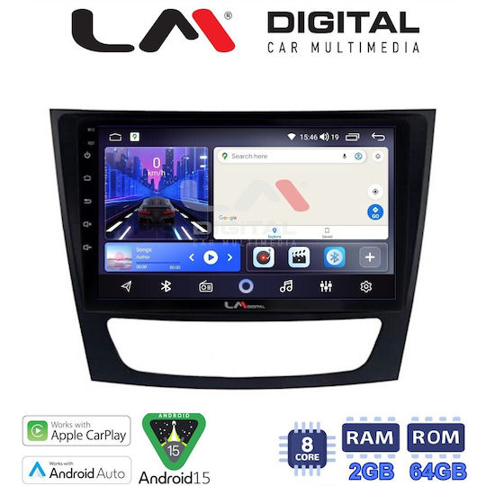 LM Digital Auto-Audiosystem für Mercedes-Benz E Klasse / CLS Klasse 2003-2009 Bluetooth USB Eingebautes Wi-Fi GPS Apple CarPlay Android Auto