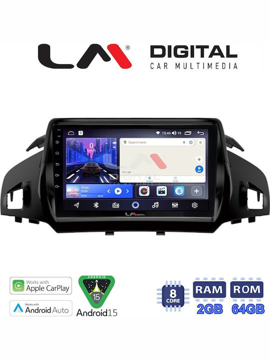 LM Digital Car Audio System for Ford Kuga C-Max 2013 Bluetooth USB Wi-Fi GPS Apple CarPlay Android Auto