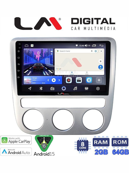 LM Digital Car Audio System for Volkswagen Scirocco Eos 2008 2013 Bluetooth USB Wi-Fi GPS Apple CarPlay Android Auto