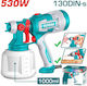 Total TT4506E Ηλεκτρικό Πιστόλι Βαφής 530W με Δοχείο 1lt