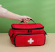 Insulated Medical First Aid Bag in Red Colour