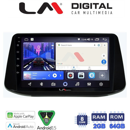 LM Digital Ηχοσύστημα Αυτοκινήτου για Hyundai i30 2018 (Bluetooth/USB/WiFi/GPS/Apple-Carplay/Android-Auto)