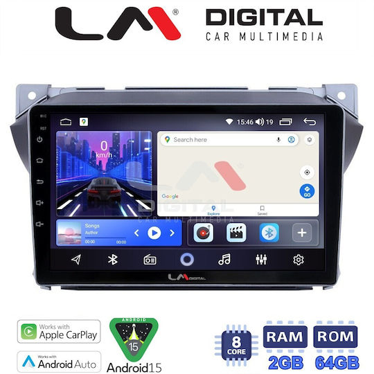 LM Digital Car Audio System for Suzuki Alto Nissan Pixo 2009>2013 Bluetooth USB Wi-Fi GPS Apple CarPlay Android Auto