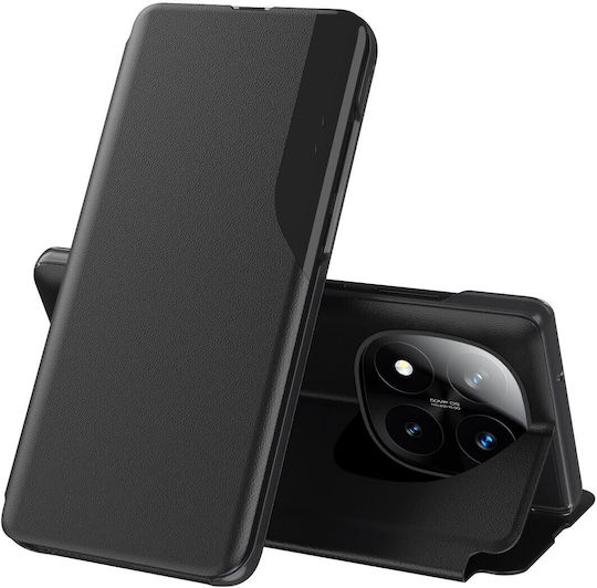 Tel1 Xiaomi Redmi Note 14 Pro 5g/4g 14 Pro Plus 5g Poco X7 5g Attraction Flip Калъф Книга Черен