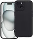 Matt Back Cover Σιλικόνης Μαύρο (iPhone 13 Pro)