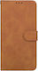 Tel1 Tcl 505 Калъф Портмоне Книга Кафяв