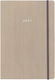 Next Diary 2027 Fabric Weekly Flexi Beige Elast...