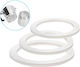 Set 3 Gaskets 3 Cups Stovetop Espresso Maker Silicone