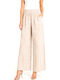 Women's Linen Pantaloons in Regular Fit Beige SC-L8351-26TR-Beige