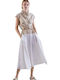 Summer Midi Dress Sand