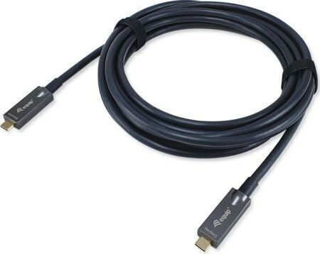 Equip USB 3.1 Video Cable USB-C male - USB-C 60W PD Μαύρο 10m 119468