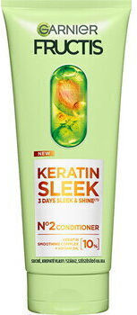 Fructis Keratin Sleek Балсам За Суха Коса С Кератин За Непокорна Коса