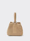Leather Women's Handbag Beige