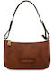 Leather Women's Shoulder Bag Brown