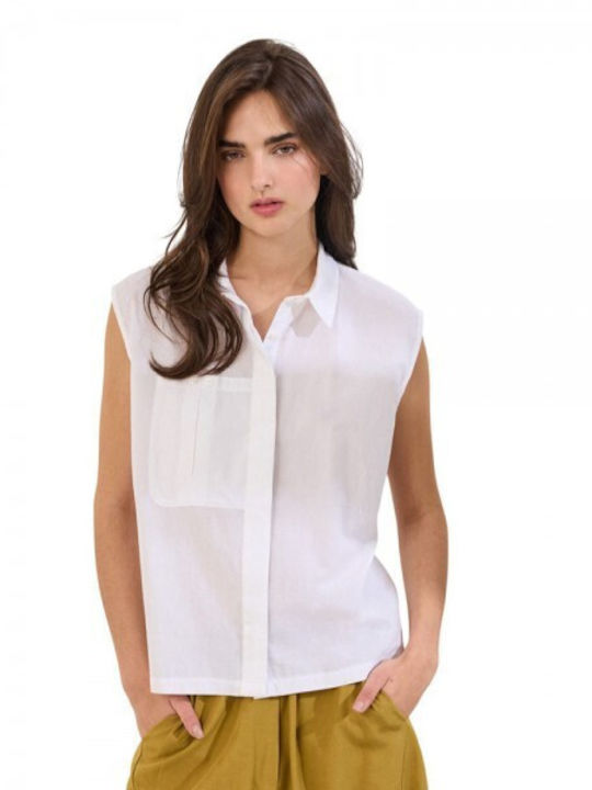 Namaste Long Sleeve Women's Shirt White