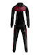 Комплект Анцуг Лъскав с Ластик Черен/Бордо