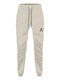 Herren-Sweatpants Glänzende Jogginghose mit Gummizug Beiges/Schwarz