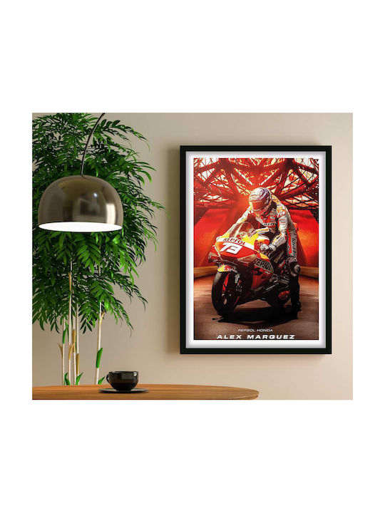 Poster Motogp Alex Marquez Gp014 40cm X 50cm Fr...