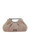 Knitted Women's Clutch Beige