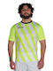 Sportliches T-Shirt Fluoreszierendes Gelb/Weiß