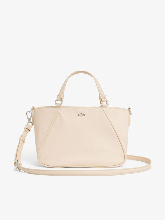 Lacoste Damentasche Schulter Beige