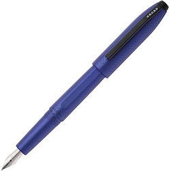 Cross Stilou Fine Albastru Cu Cerneală Neagră