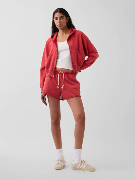 GAP Women's Terry Shorts Chakra Red