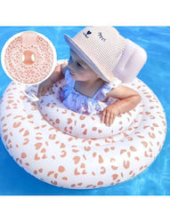 Swim Essentials Спасителен Кръг Седалка Old Розов Леопард