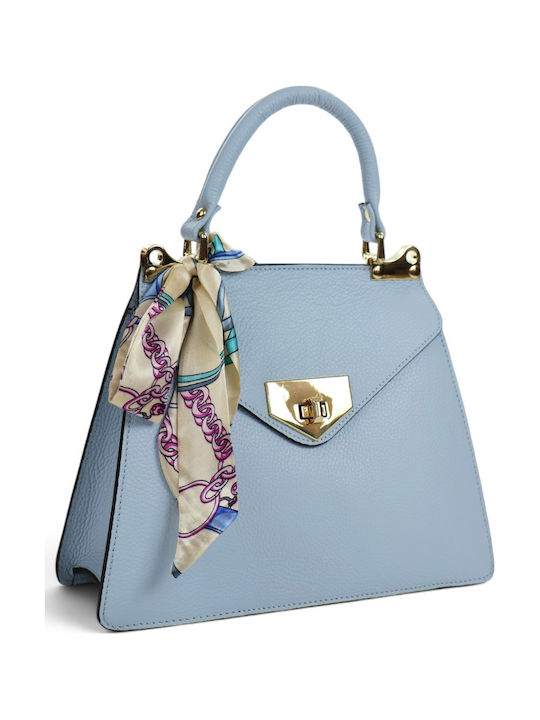Passaggio Leather Leather Women's Handbag Blue