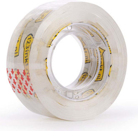 Ταινία Γενικής Χρήσης 123inkt Διάφανη 19mm X 33m