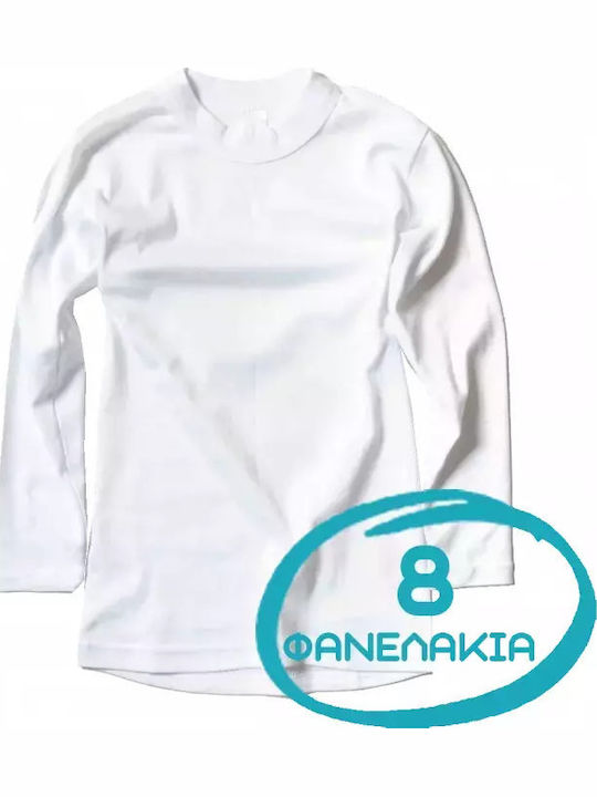 Online Set Kids Long-Sleeved Undershirts White