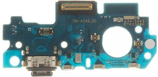 Samsung A346b Galaxy A34 5g Board Charging Connector Original Service Pack