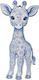 Дървен Елемент Жираф Светлосин K1020 8см Вдъхновена Тема Baby Dior Nv-1201020-siel