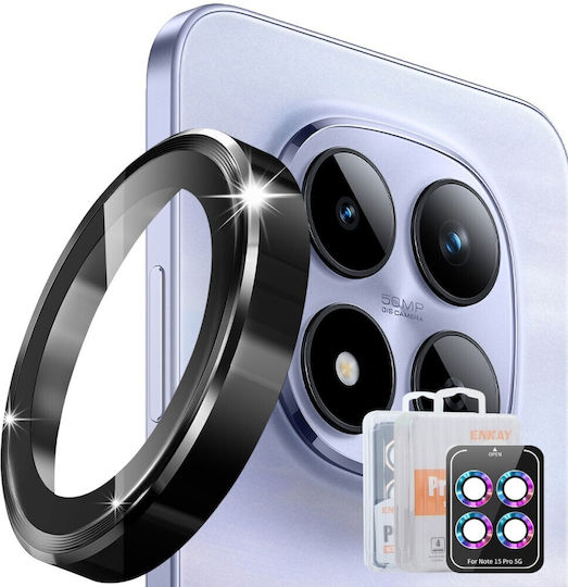 Xiaomi Redmi Note 15 Pro Plus 5g/poco M8 Pro 5g Enkay Κρίκοι Προστασίας Κάμερα Lens Protector Rings Black