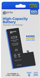 Prio High Capacity Συμβατή Μπαταρία Αντικατάστασης 3670mAh για Apple Iphone 14 Prio High Capacity Συμβατή Μπαταρία Αντικατάστασης 3670mAh για Apple Iphone 14
