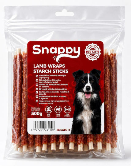 Snappy Λιχουδιές σε Stick Σκύλου με Αρνί και Βοδινό 500gr