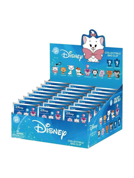 Disney Cats 3D Schaumstoff Taschen Clips Serie 69 Display Set 24 Stück