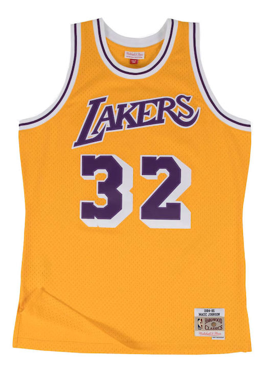 Magic Johnson Ανδρική Φανέλα Εμφάνισης Μπάσκετ