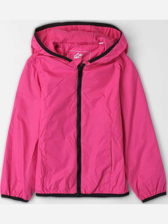 iDO Kids Casual Windproof Jacket Fuchsia