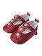 On Line Soft-Sole Baby Pumps Red