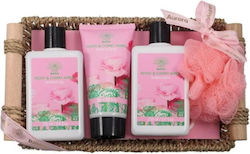 Aurora Natural Peony & Cherry Amber Duftset mit Körperlotion 6 Stück
