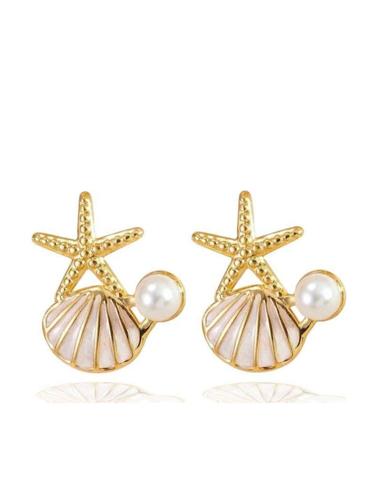 Callajewels Stud Earrings Gold Plated Steel Earrings