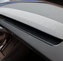 Decorative Dashboard Panel For Model 3 Highland Carbon