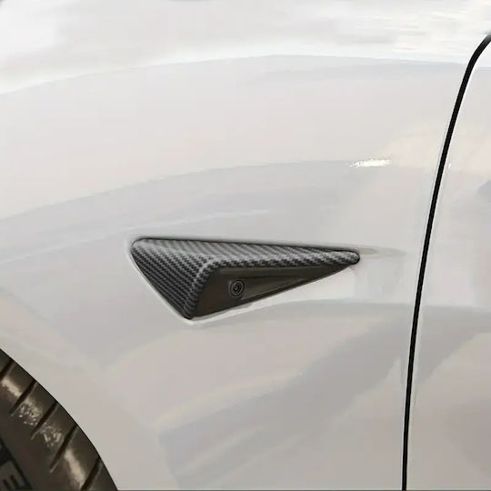 Decorative Car Sticker Side Indicators for Tesla Model Y Juniper Model 3 Highland 4.0 Glossy Black