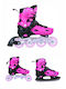 Athlopaidia Inline Adjustable Rollers Pink Children