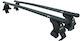 Turtle Rex Black Car Roof Bars Compatible with Peugeot 3008 E-3008 P64 Bare Roof