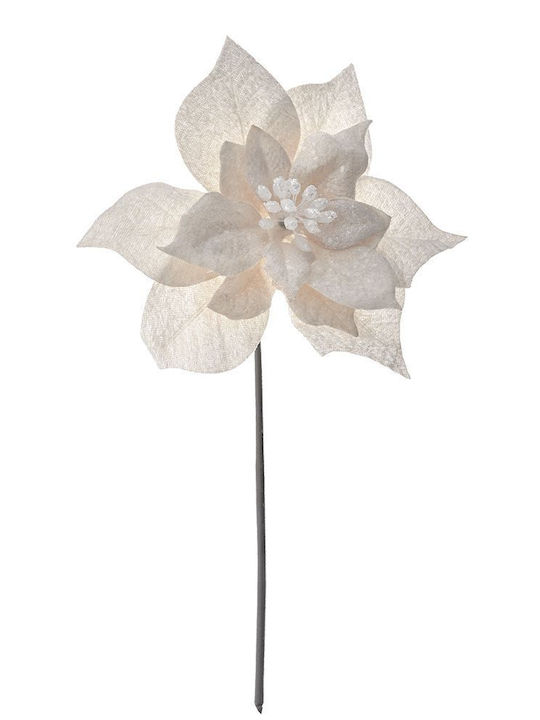 Iliadis Christmas Decorative Length 18cm Pick White