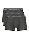 Ανδρικά Μποξεράκια Black με Σχέδια 3Pack