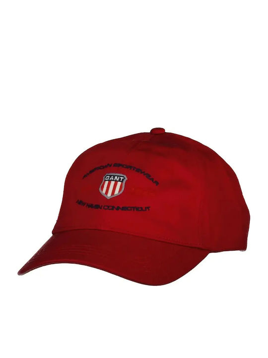 Men's Cap Graphic Gant Logo Red